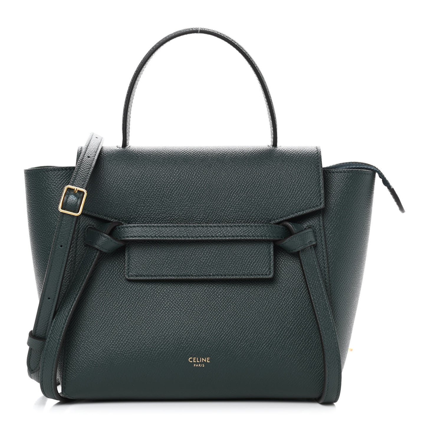 Grained Calfskin Nano Belt Bag Amazone