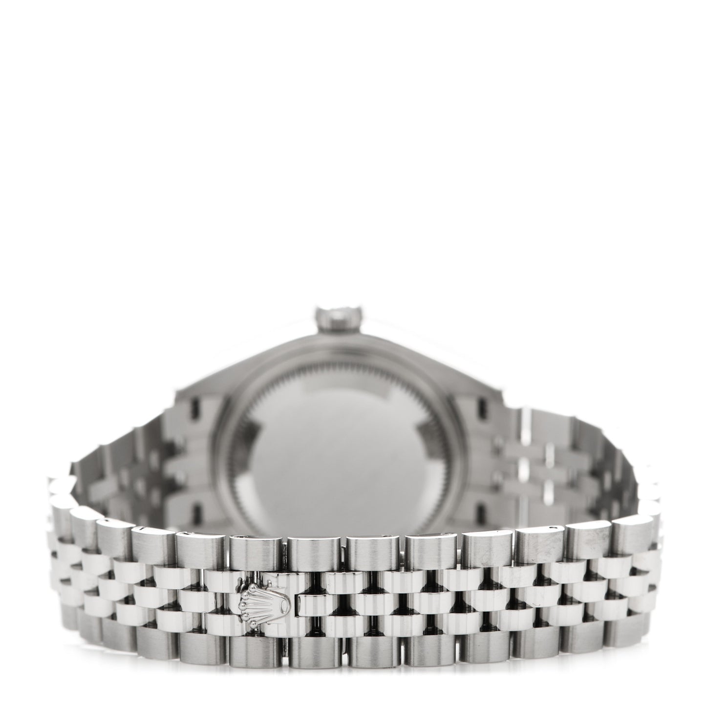 Stainless Steel 18K White Gold Diamond 28mm Oyster Perpetual Datejust Watch Dark Grey 279174