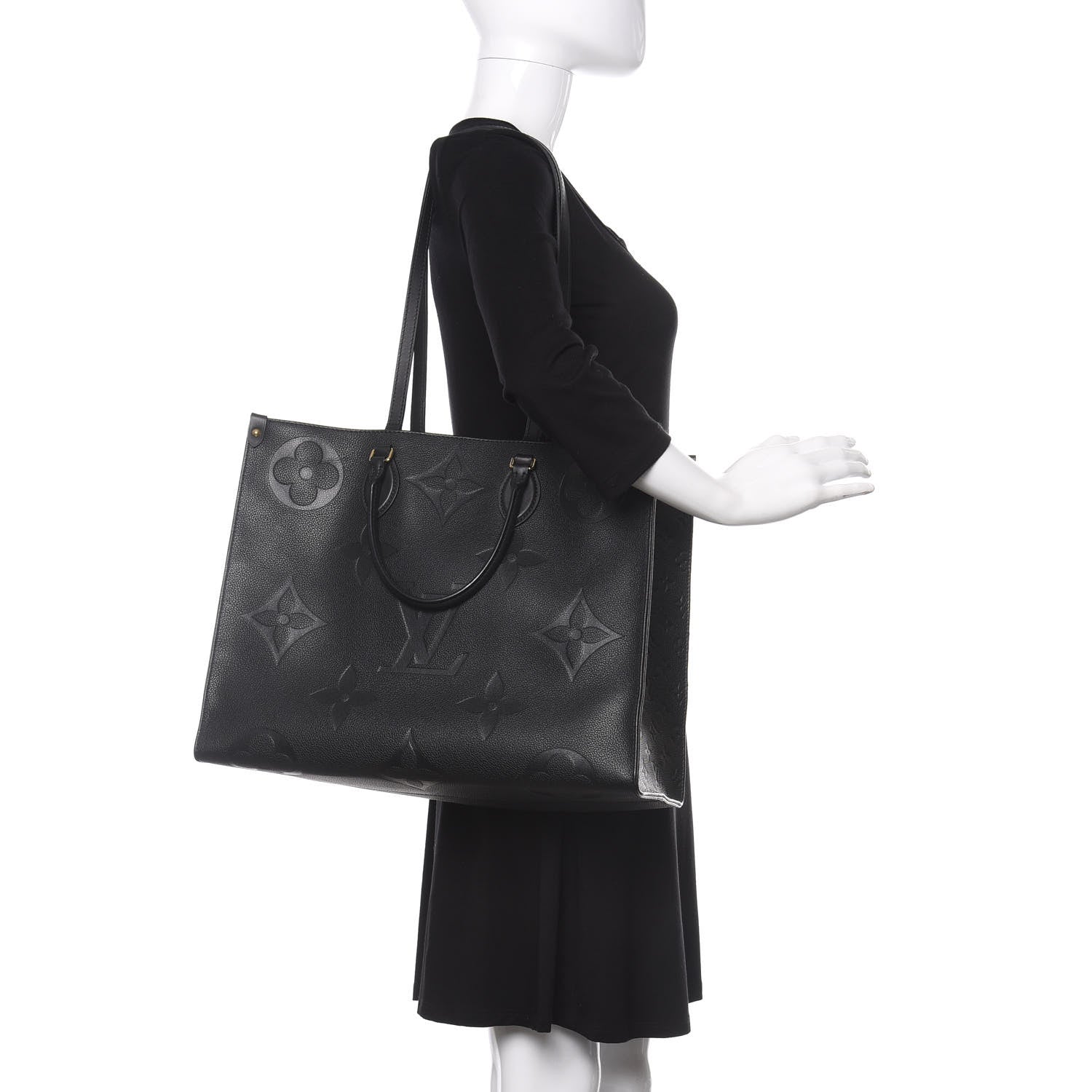 Louis Vuitton Empreinte Monogram Giant Onthego GM Black 3 of 11