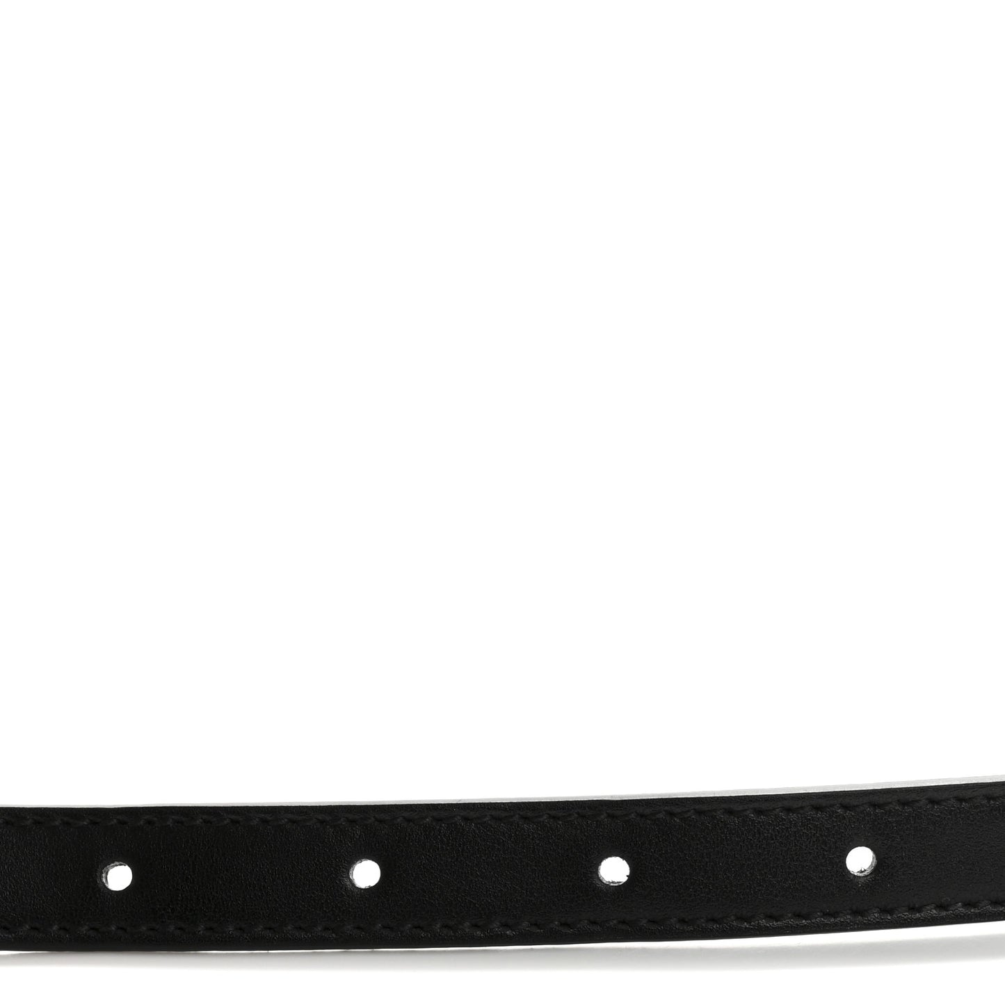 Calfskin Round Interlocking G 20mm Belt 110 44 Black