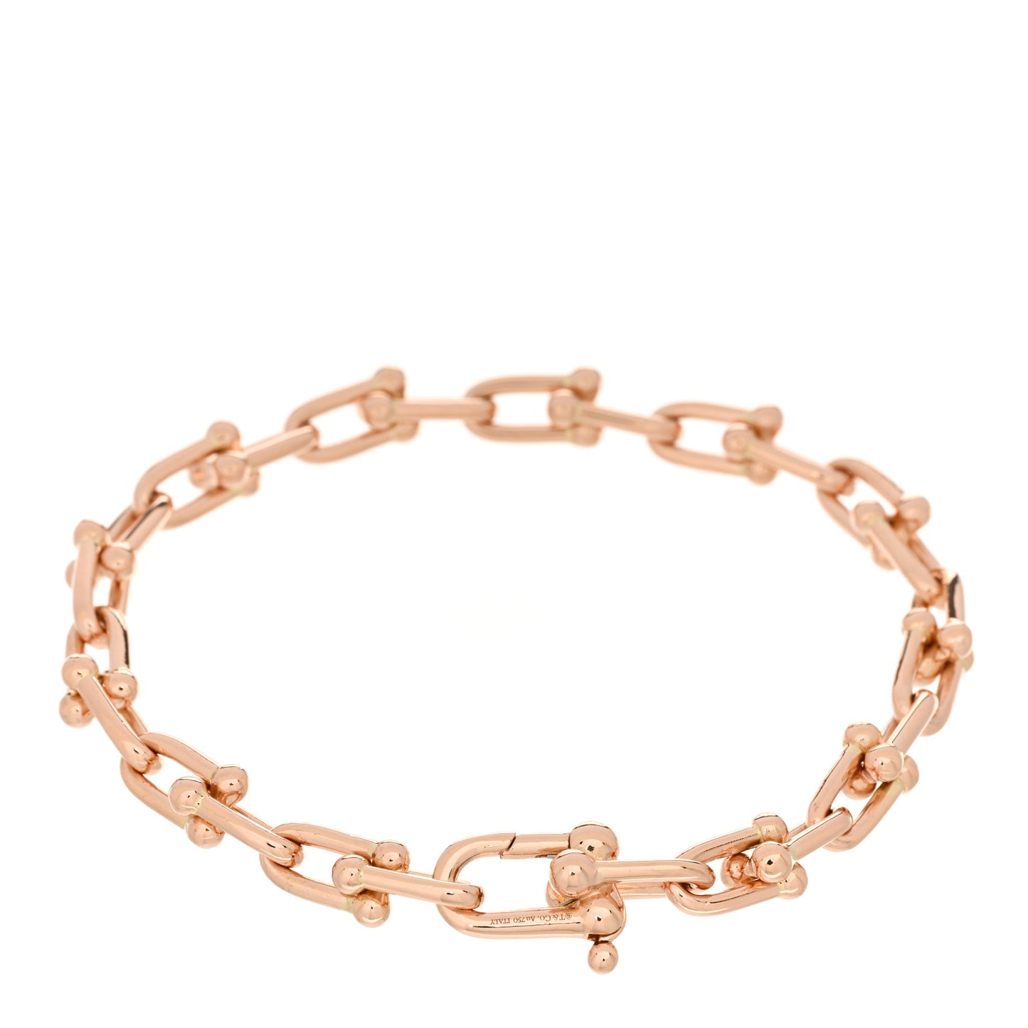 18K Rose Gold Small HardWear Link Bracelet