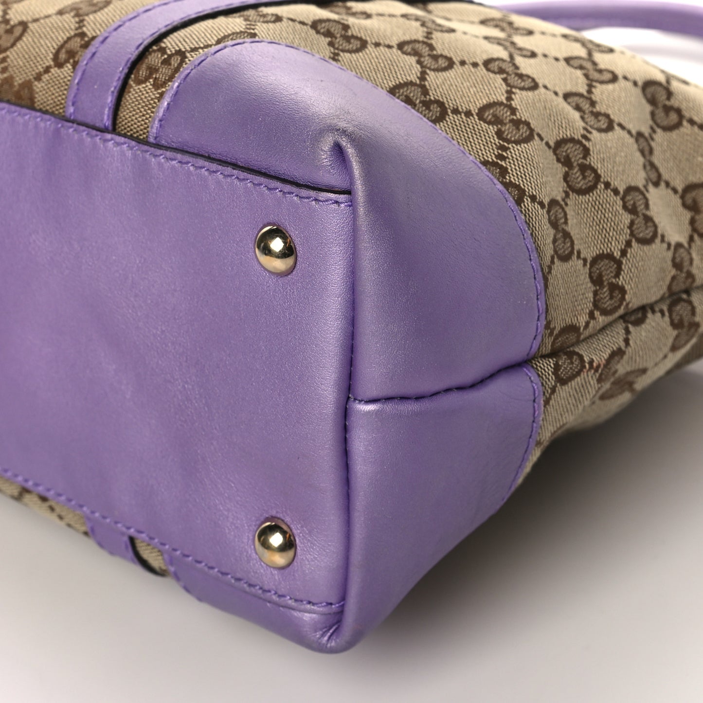 Monogram Small Lovely Heart Tote Purple