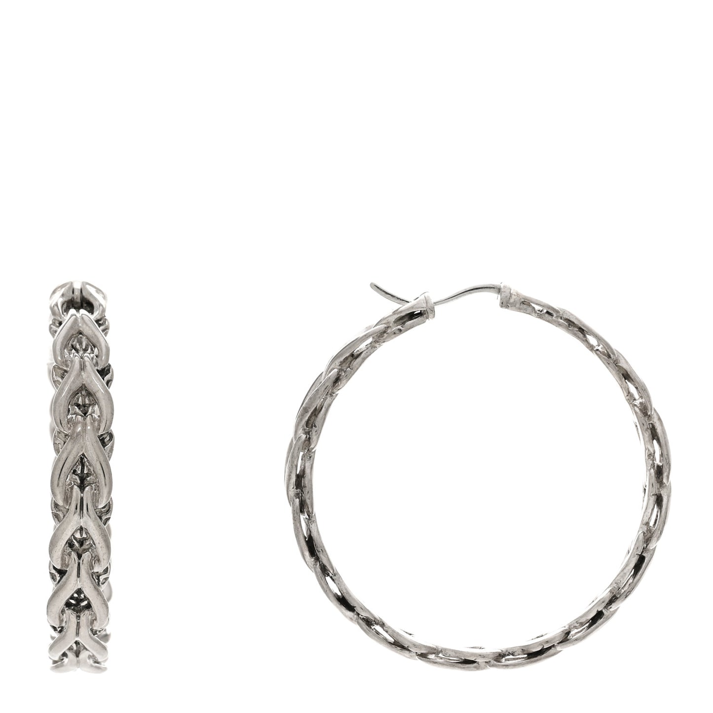 Sterling Silver Asli Medium Hoop Earrings