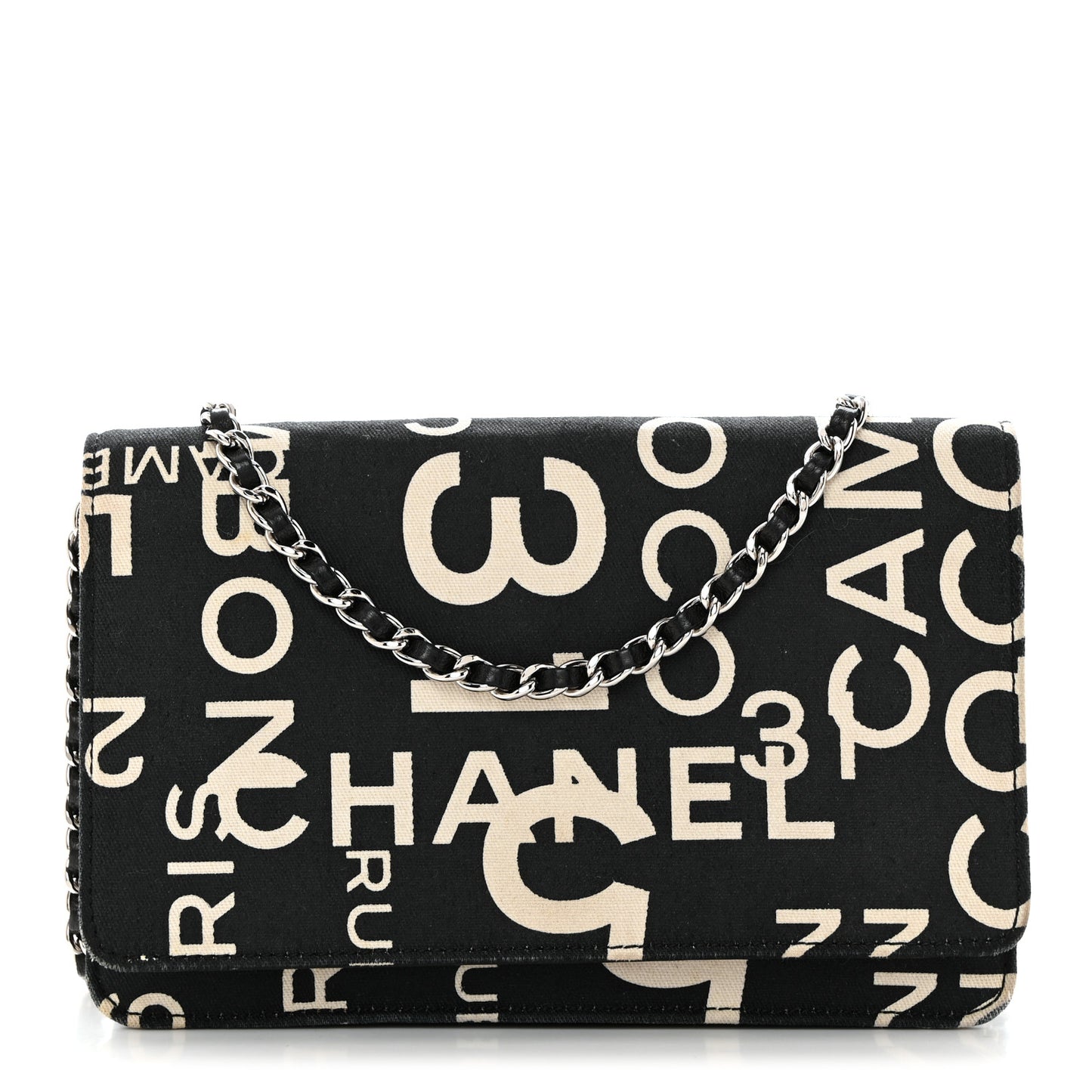 Denim Coco Wallet On Chain WOC Black