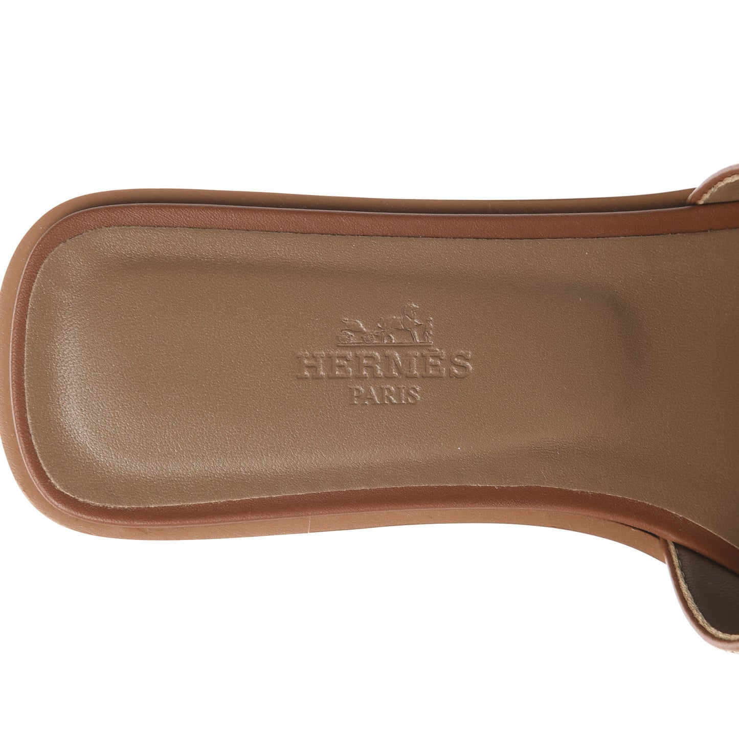 Box Calfskin Oran Sandals 36 Gold
