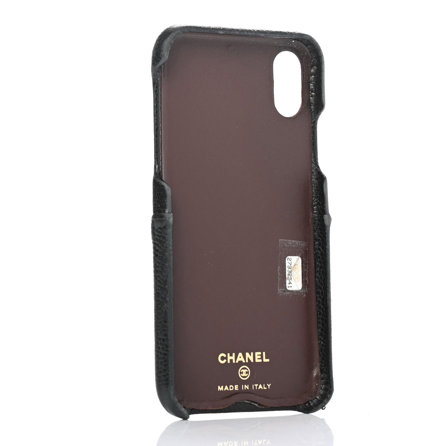 Caviar Quilted iPhone XS Max Coco Tech Case Black