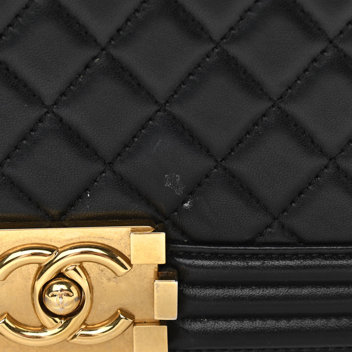 Chanel Lambskin Quilted New Medium Boy Flap Black 13 of 15