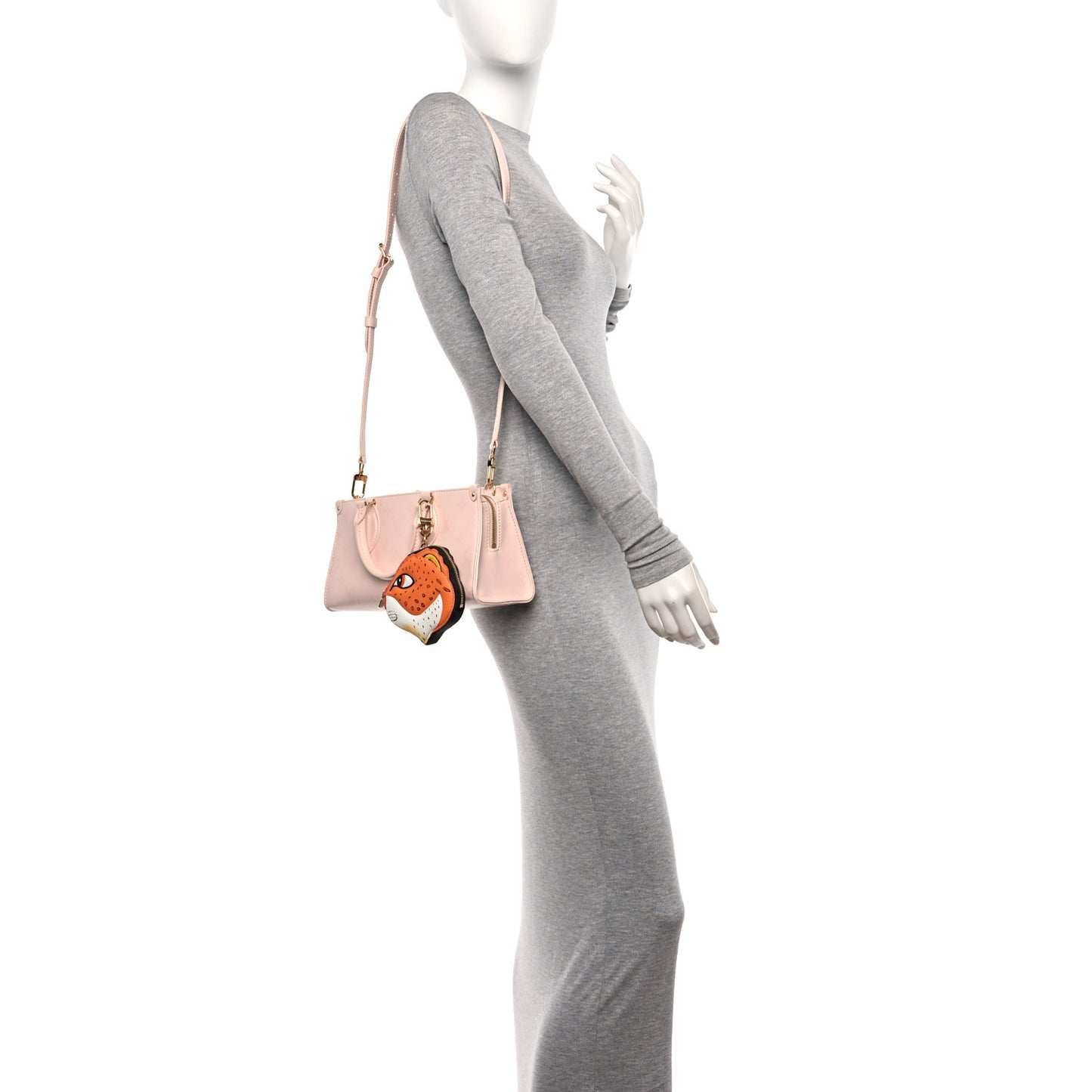 Calfskin OnTheGo East West Pearl Pink