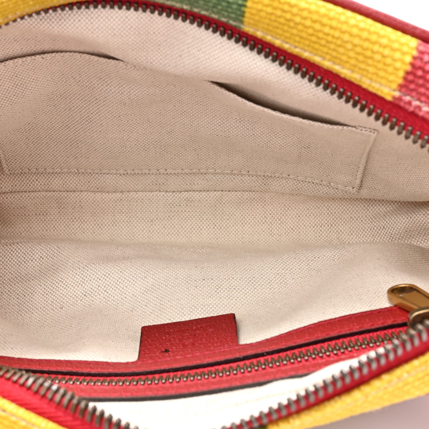 Gucci Canvas Marley Stripe Script Logo Gucci 100 Belt Bag 80 32 Multicolor 5 of 10
