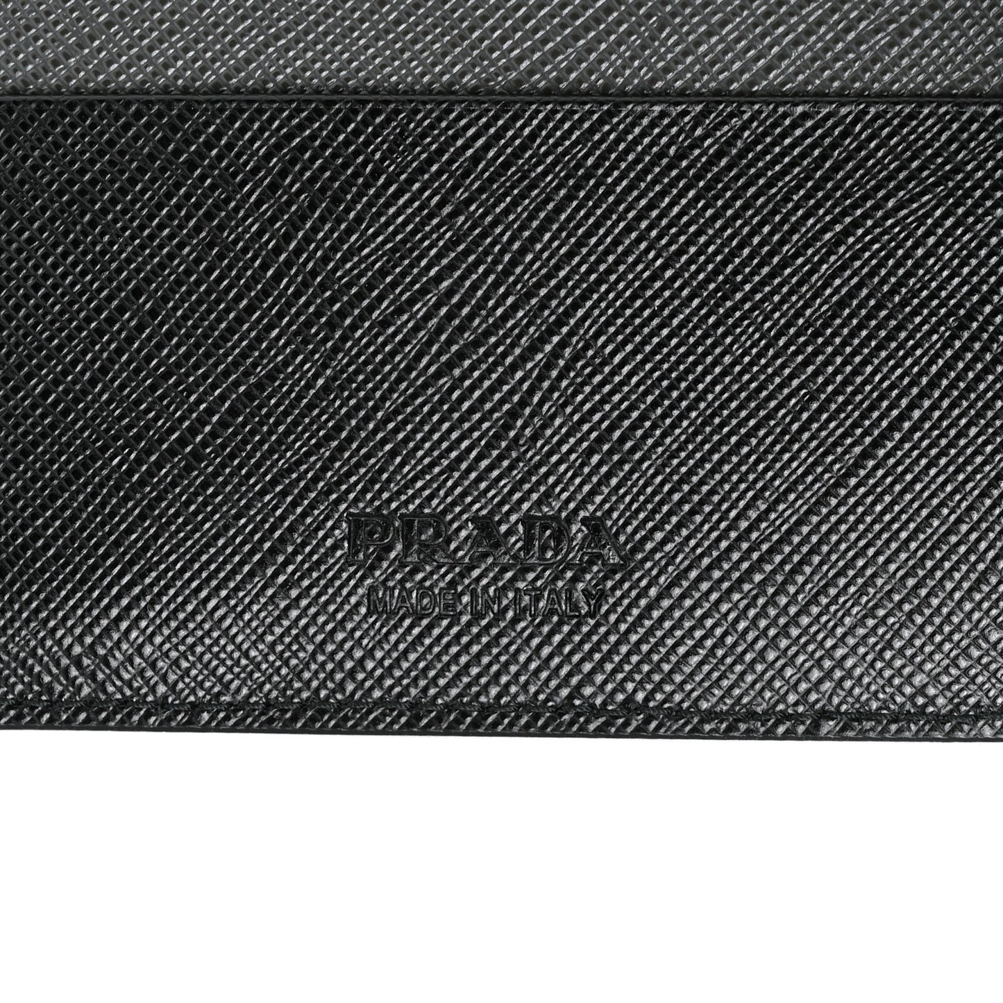 Saffiano Bi-Fold Wallet Black