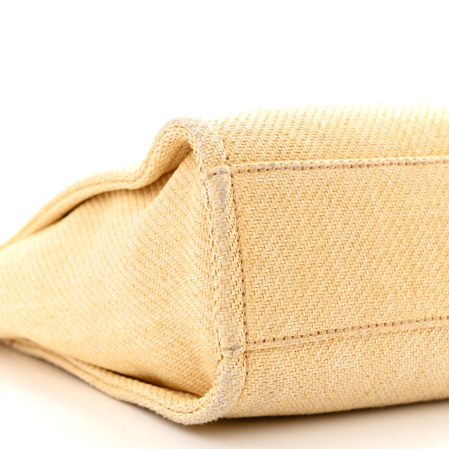 Canvas Mini Deauville Tote Light Yellow