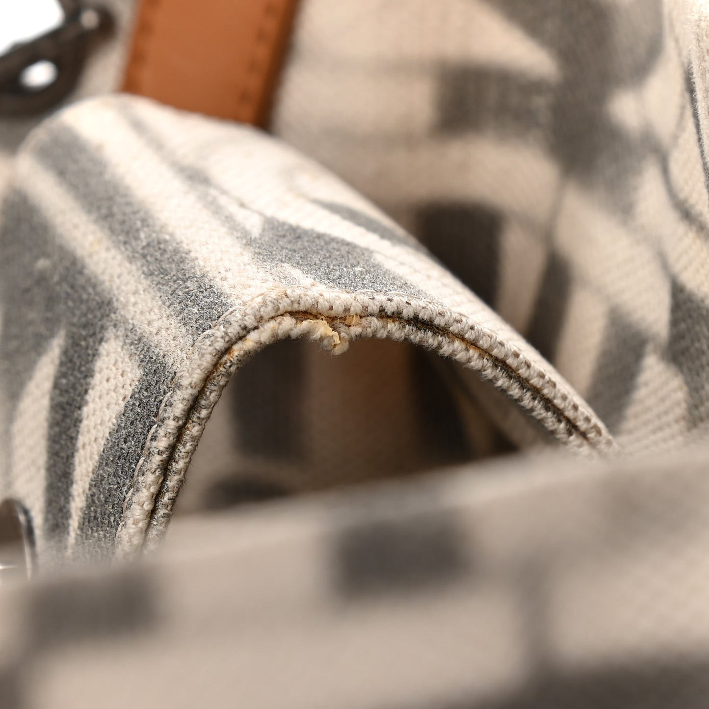 Canvas Large Iliad Shopping Tote Beige