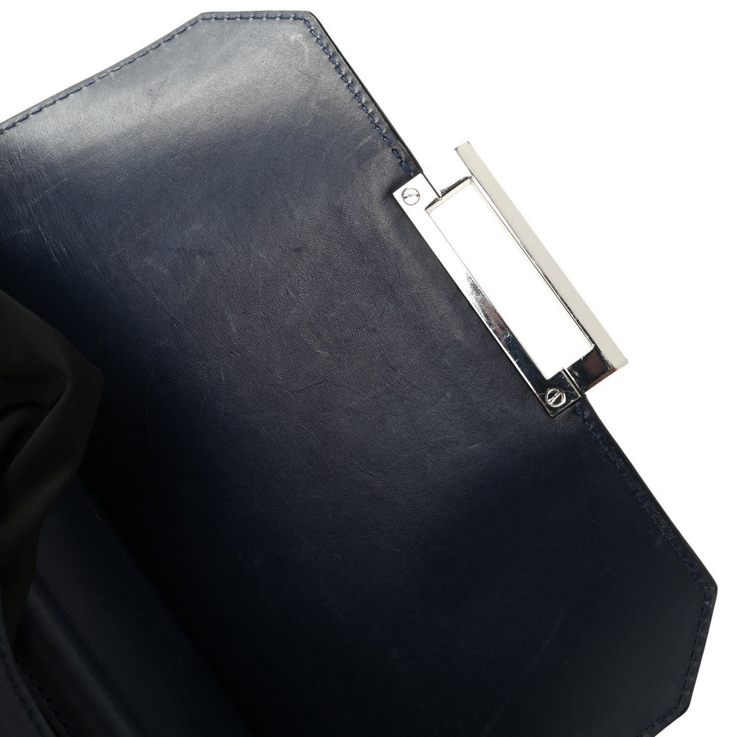 Calfskin Prisma Skeletal Backpack Blue