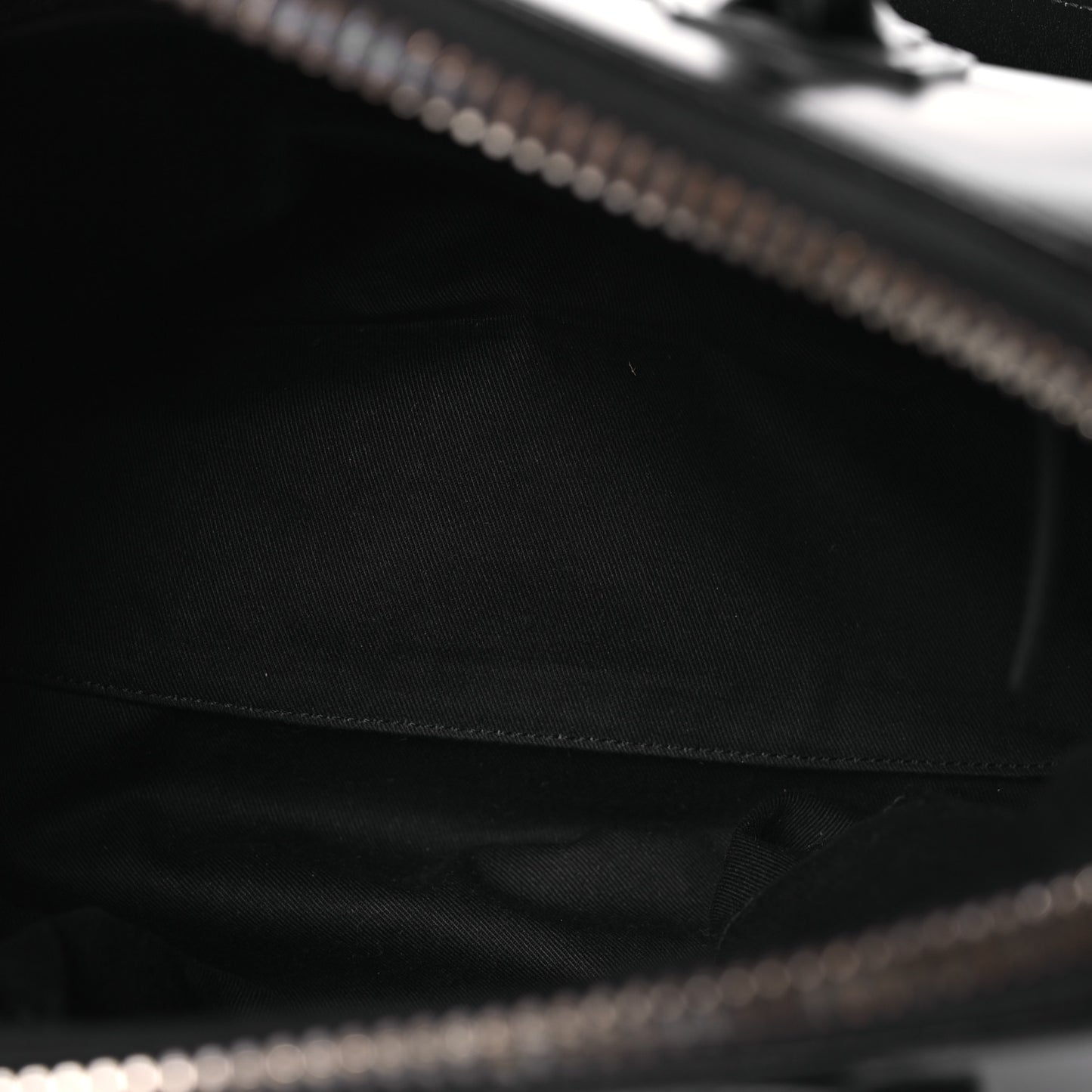 Shiny Lord Calfskin Small Antigona Black
