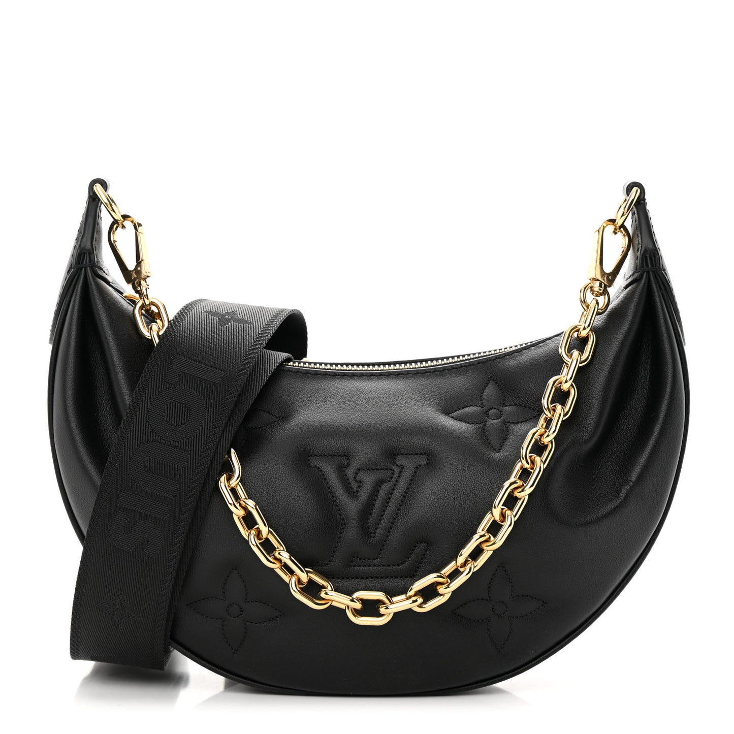 Calfskin Bubblegram Over The Moon Black
