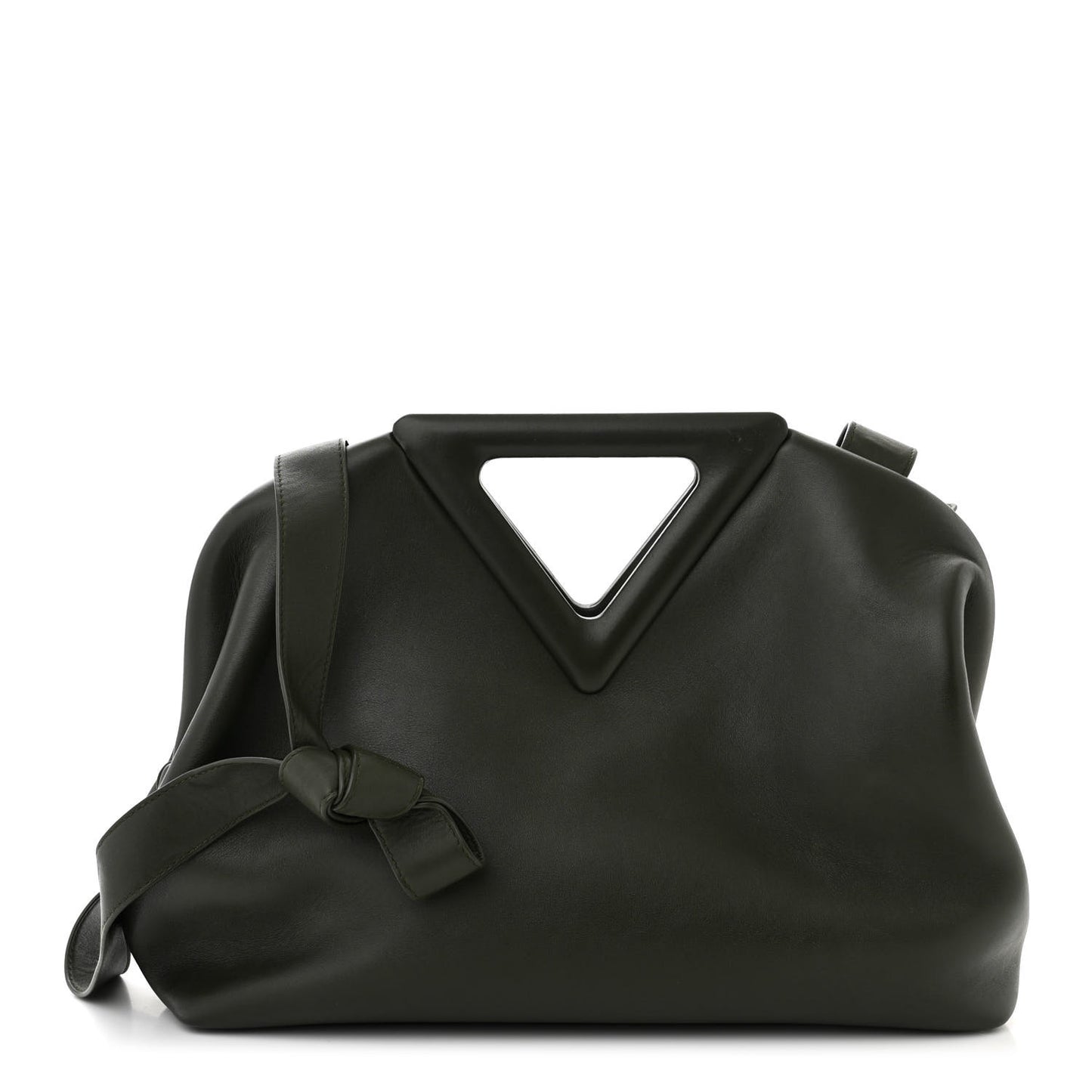 Calfskin Large The Point Triangle Bag Camping