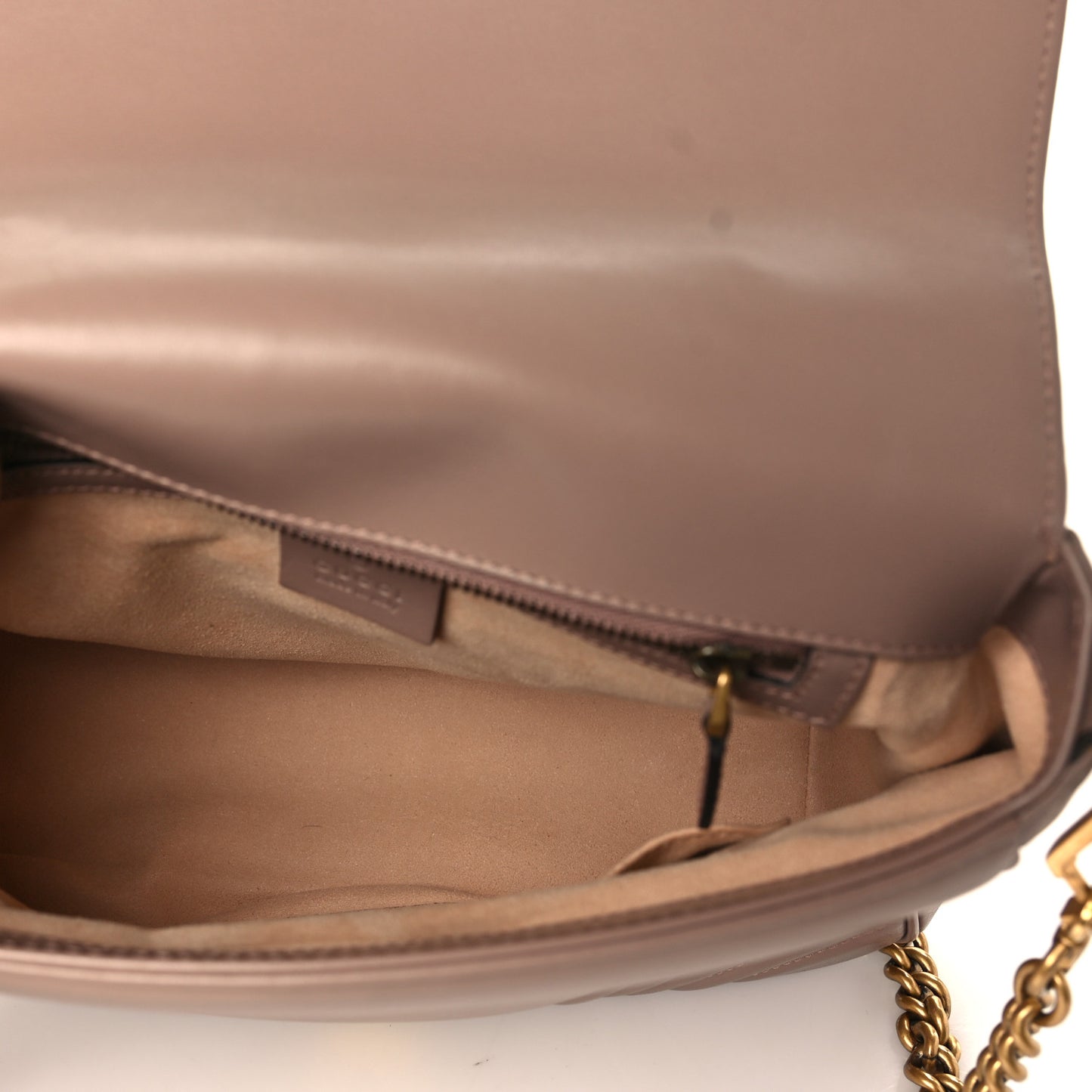 Calfskin Matelasse Small GG Marmont Top Handle Shoulder Bag Porcelain Rose