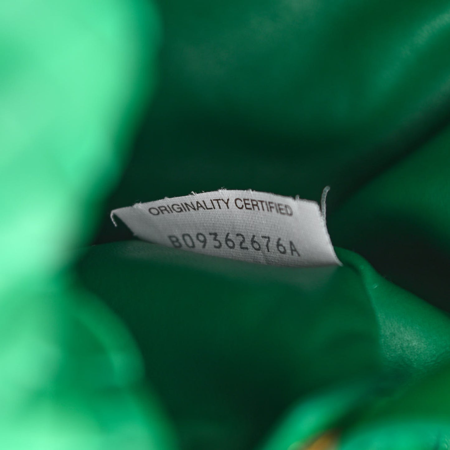 Nappa Intrecciato Small Bulb Racing Green