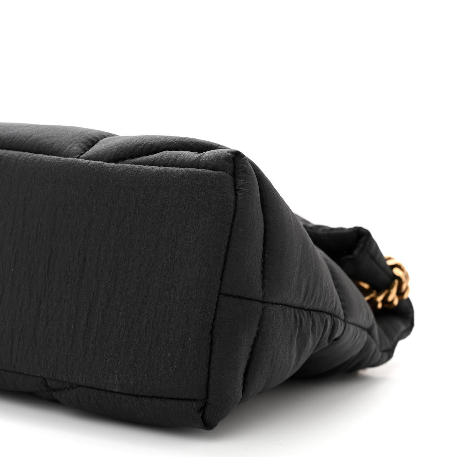 Saint Laurent Nylon Quilted Small Loulou Puffer Monogram Chain Satchel Black 10 of 10