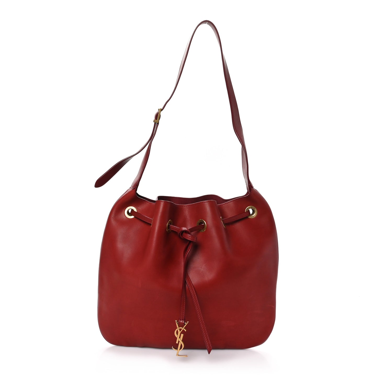 Calfskin Medium Paris VII Flat Hobo Red