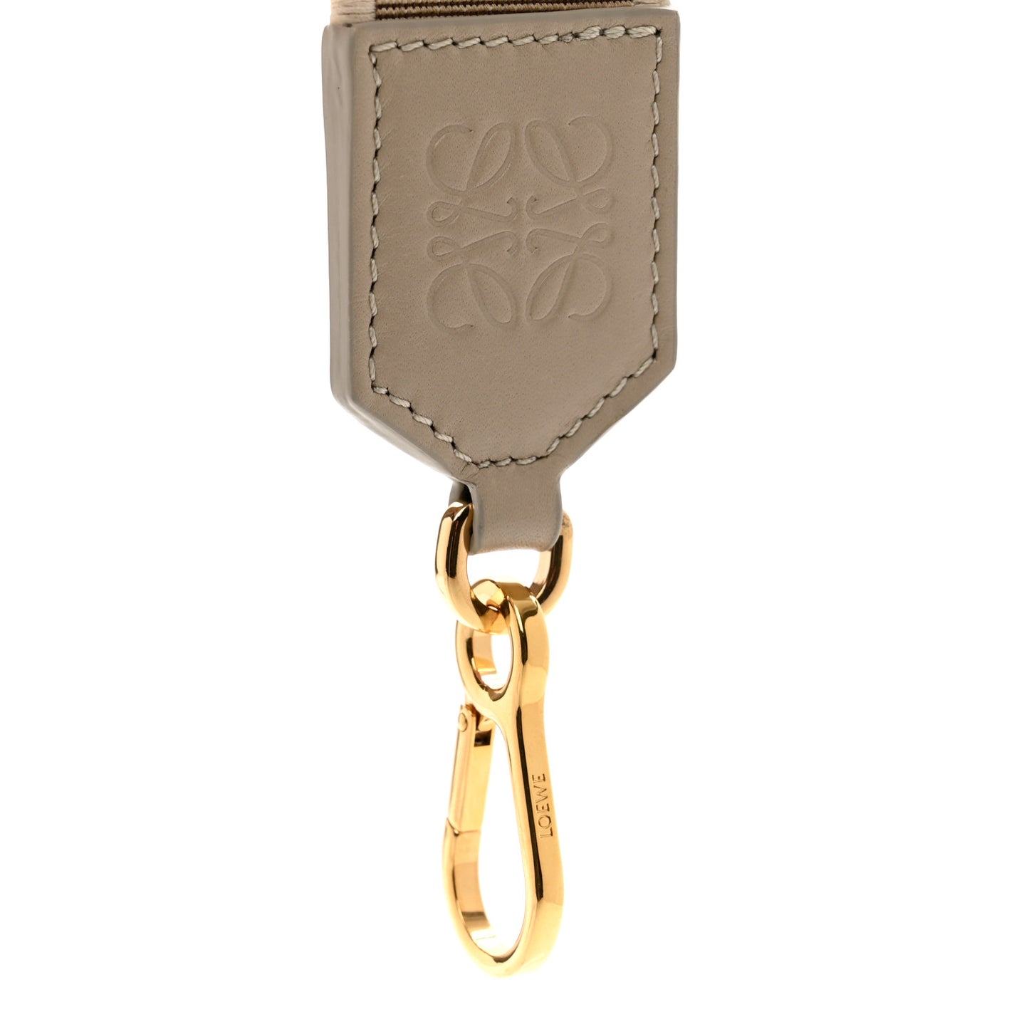 Calfskin Jacquard Anagram Luna Strap Oat