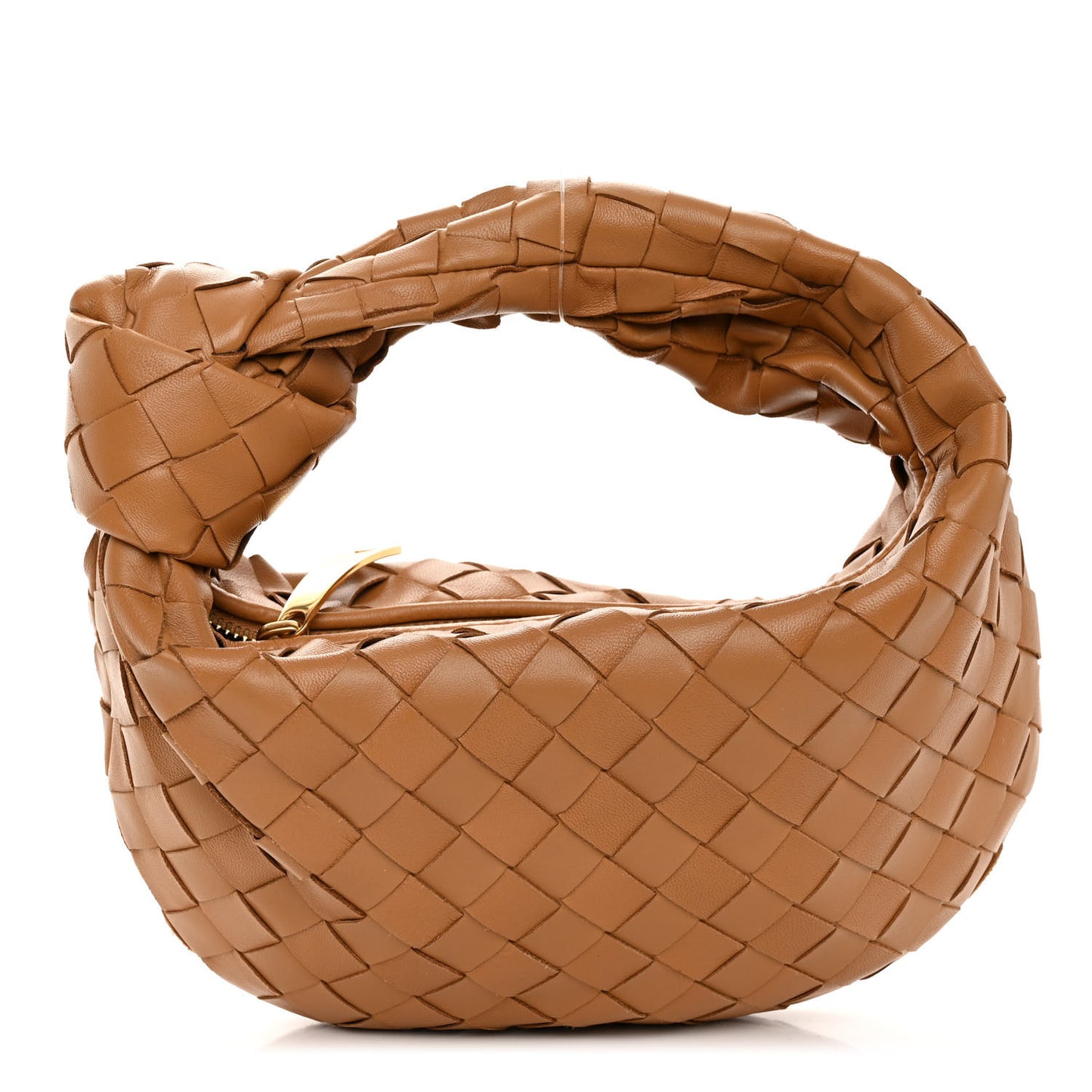 Nappa Intrecciato Mini Jodie Caramel