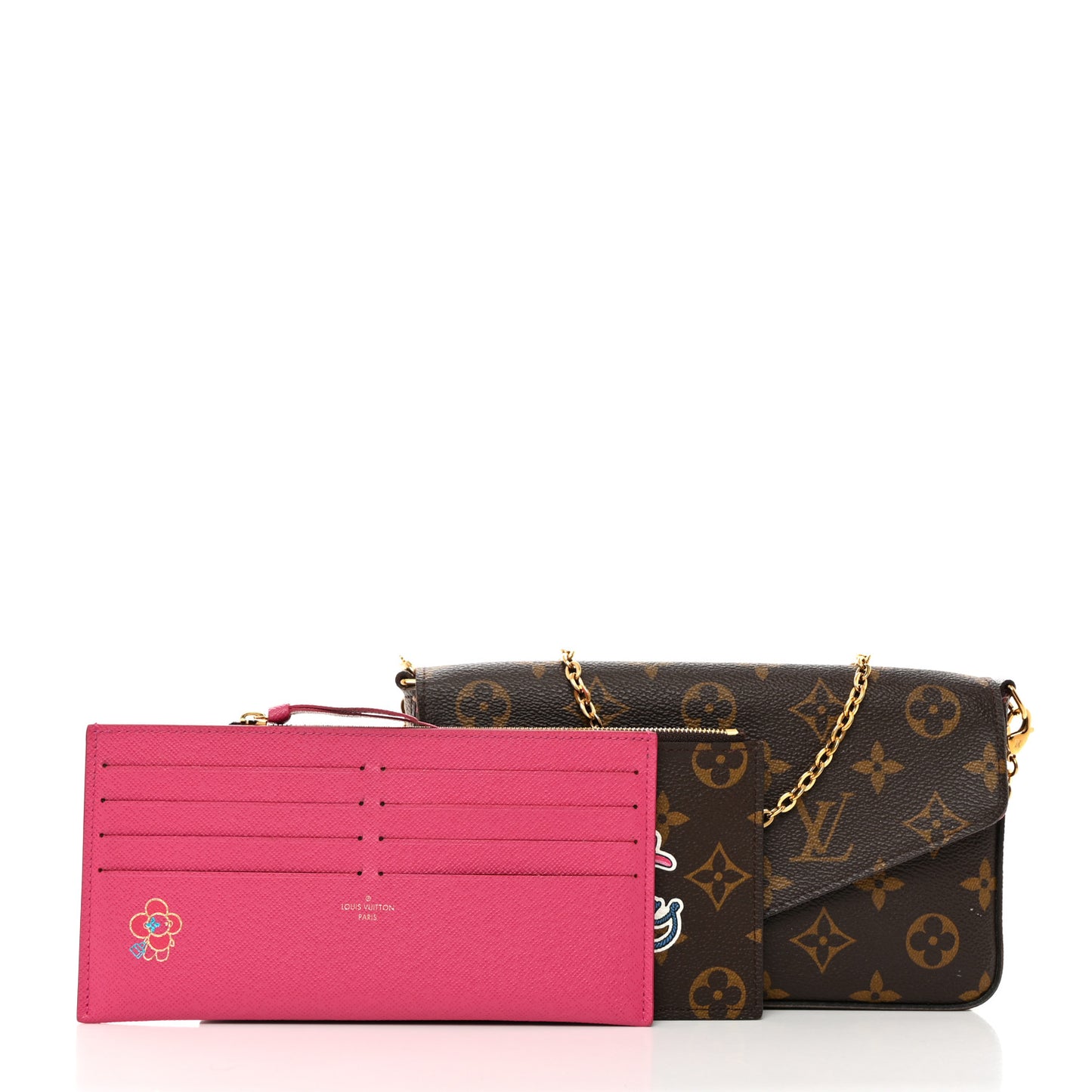 LOUIS VUITTON Monogram World Tour Pochette Felicie