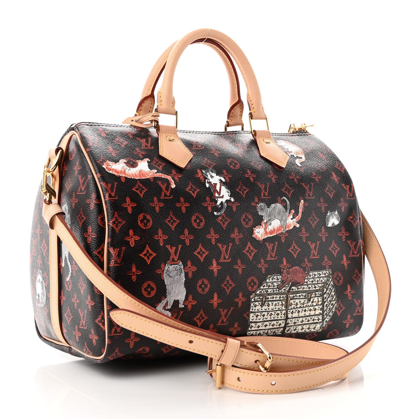 Catogram Speedy Bandouliere 30 Marron
