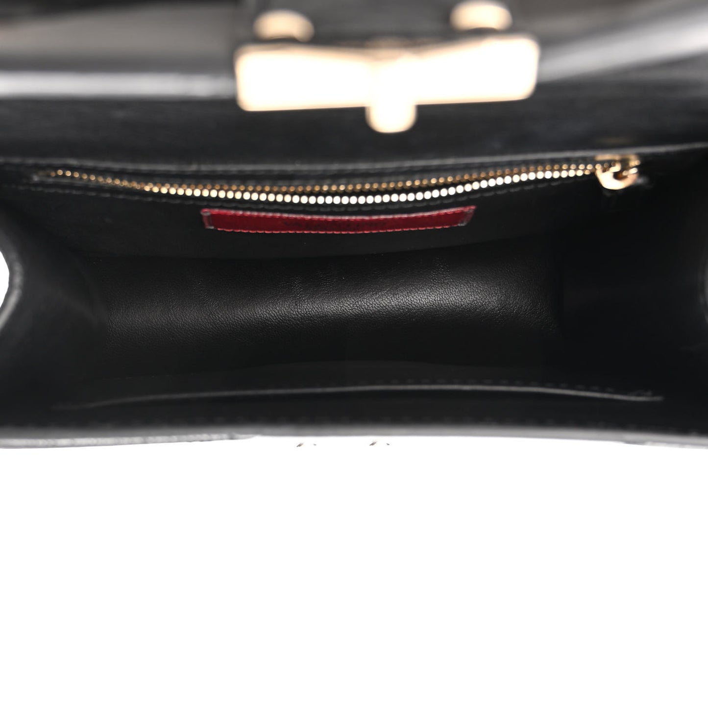 Nappa Camouflage Small Glam Lock Rockstud Flap Black