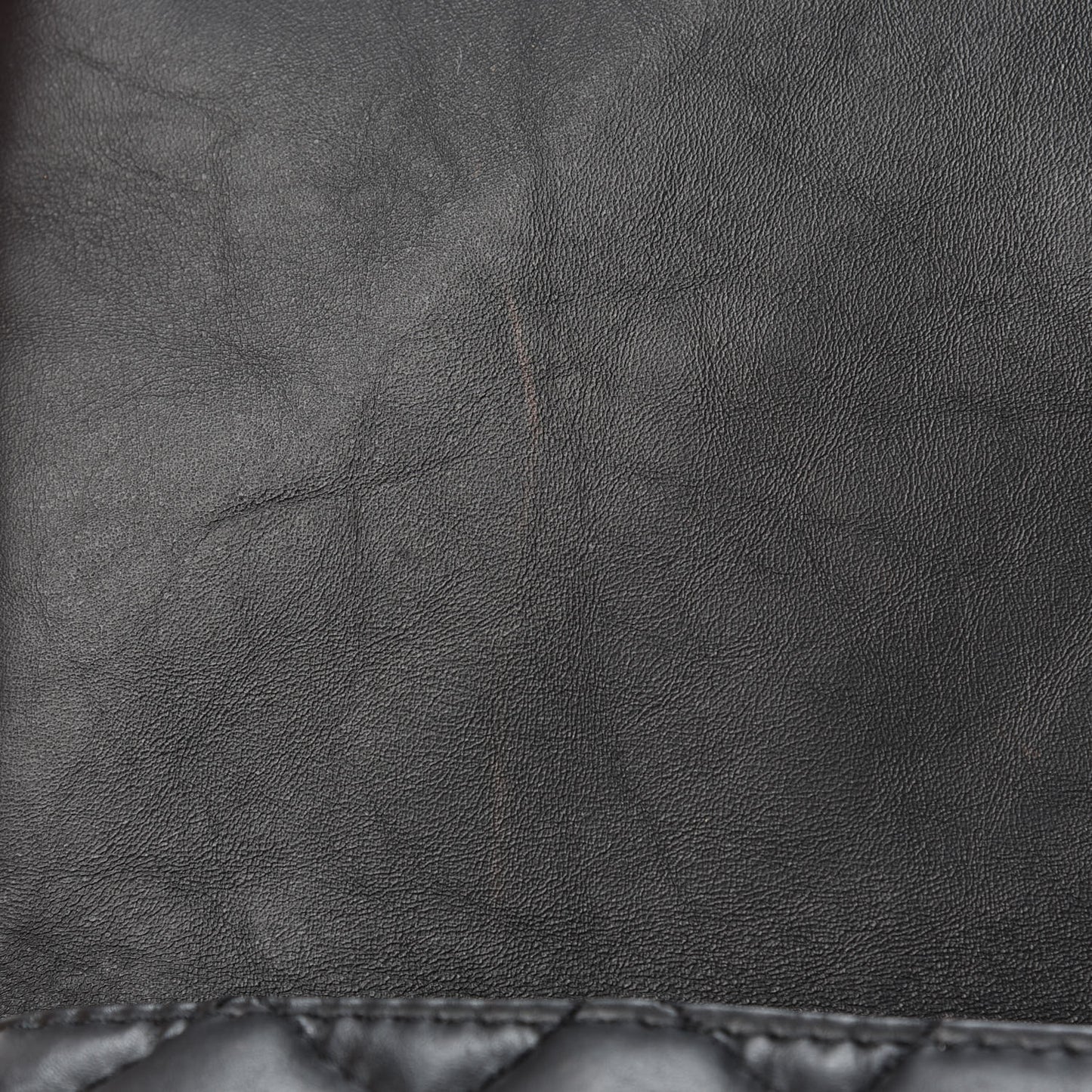 Aged Calfskin Quilted Reissue 2.55 Clutch Black