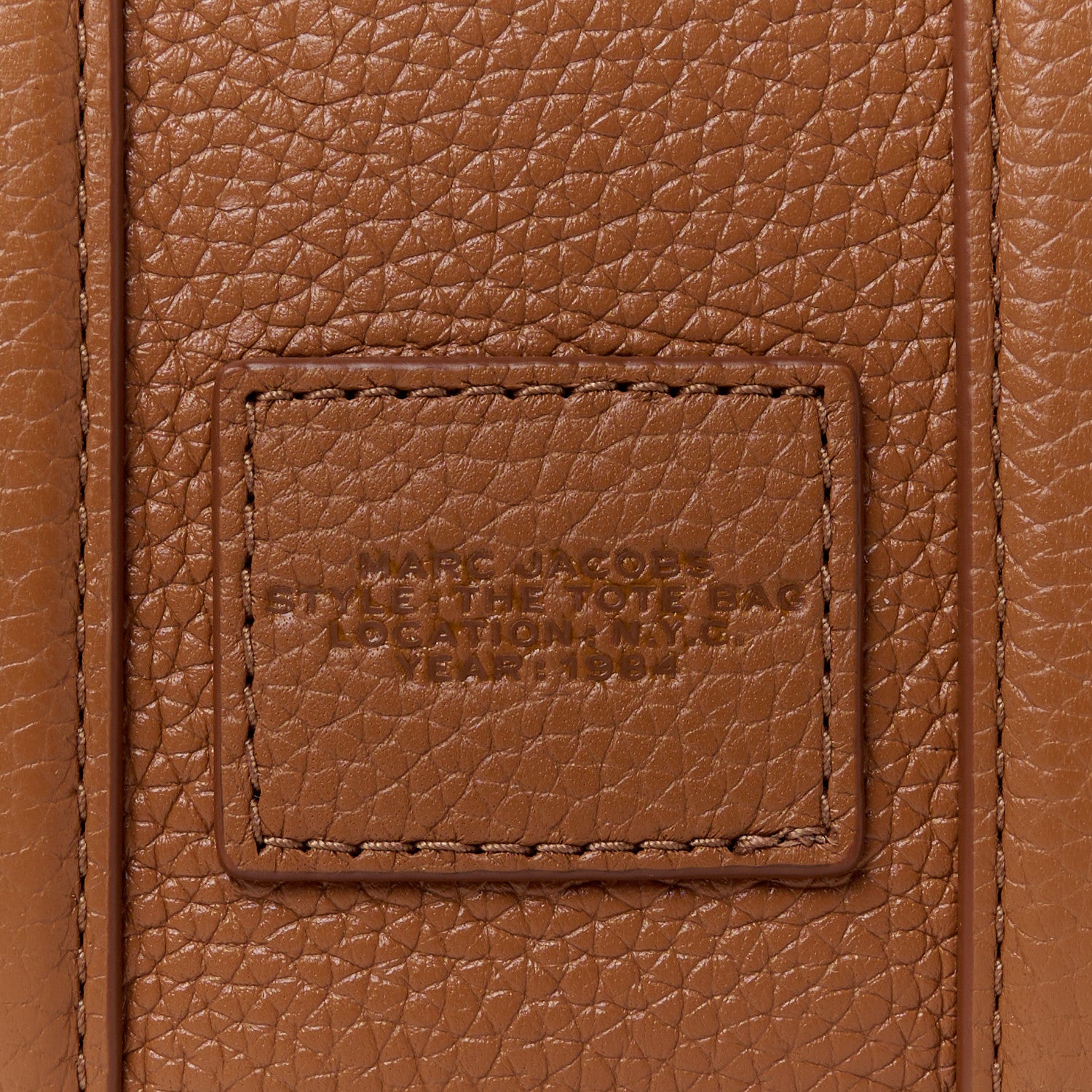 Marc Jacobs Grained Calfskin Micro The Tote Bag Argan Oil 8 of 11