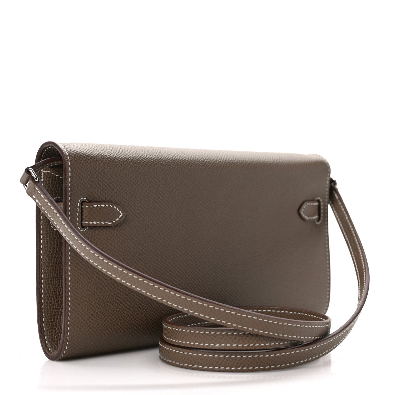 Hermes Epsom Kelly Wallet To Go Etoupe 3 of 9