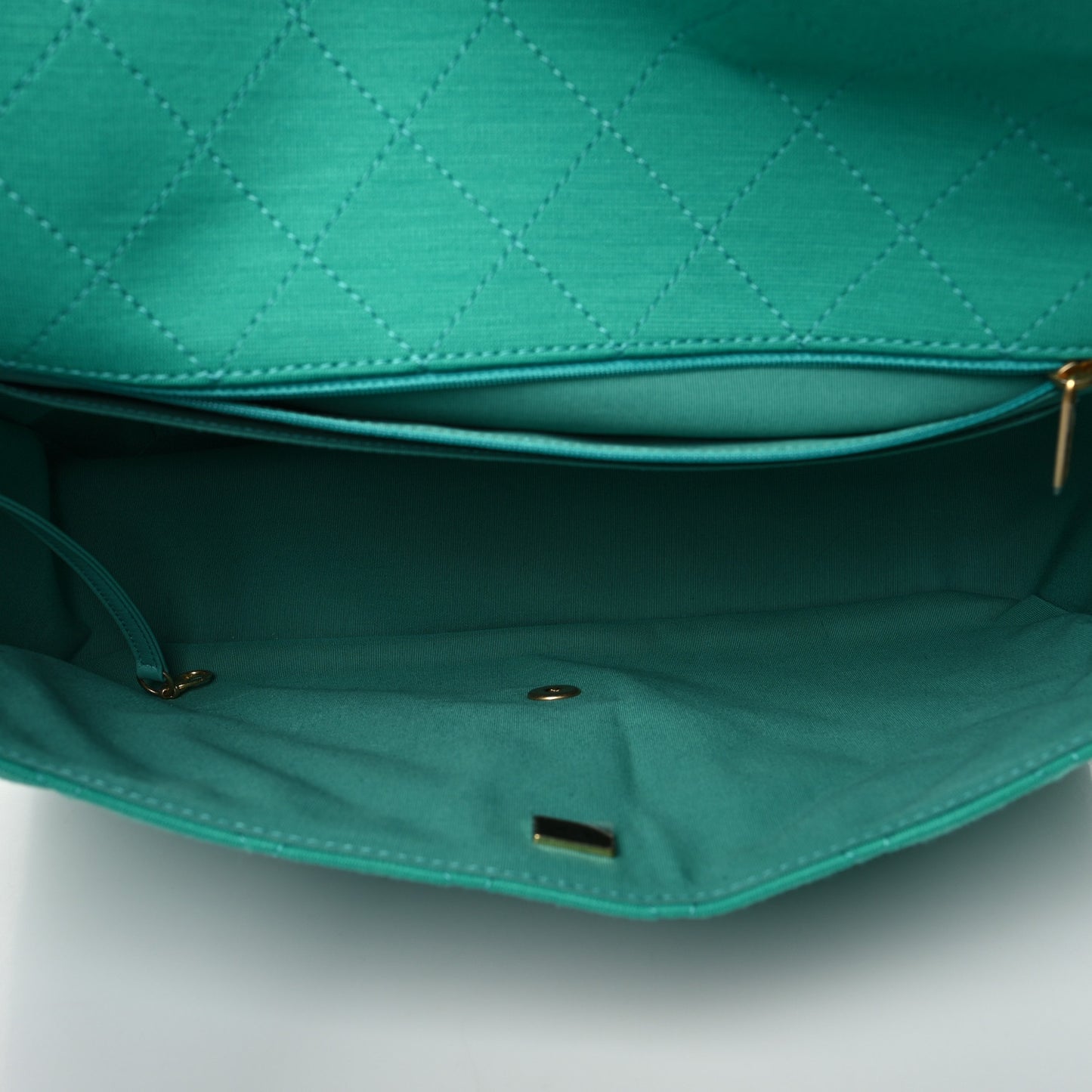 Jersey Quilted XL Jumbo Flap Green