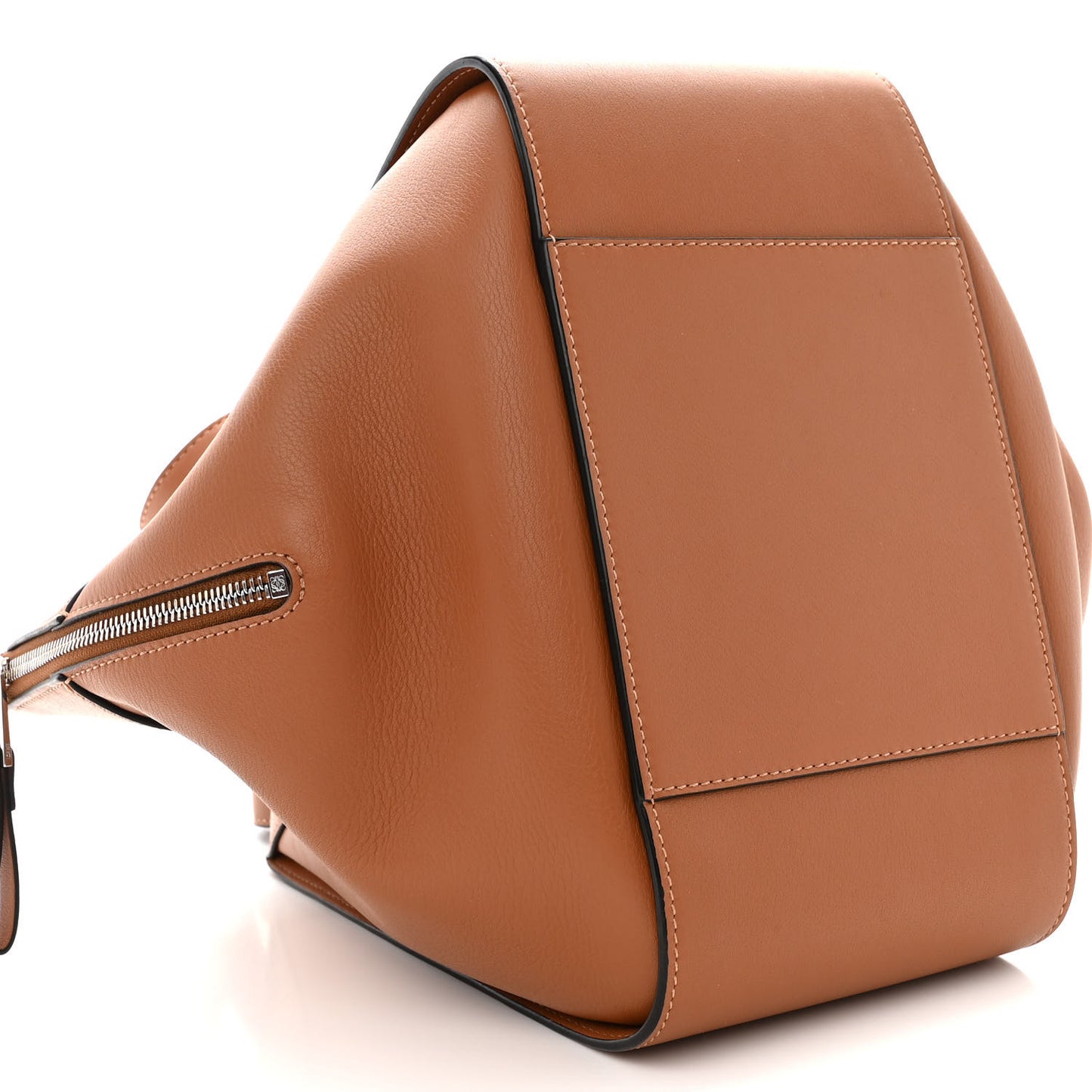 Calfskin Small Hammock Shoulder Bag Tan
