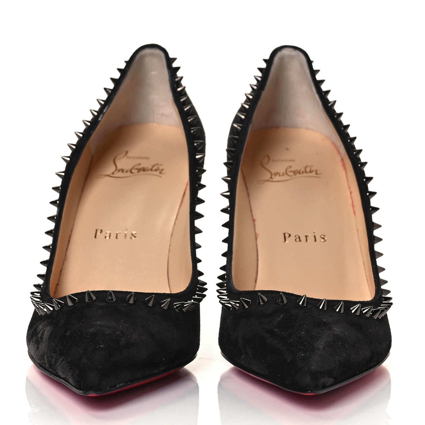 Veau Velours Anjalina 85 Pumps 34.5 Black Gun