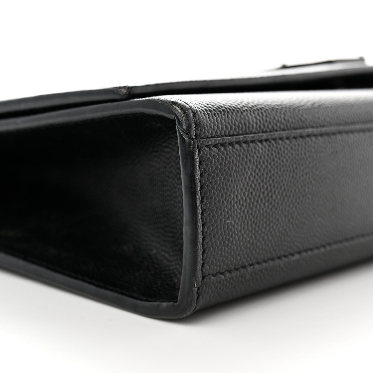 Saint Laurent Grain De Poudre Medium Classic Monogram Monochrome Kate Satchel Black 9 of 13