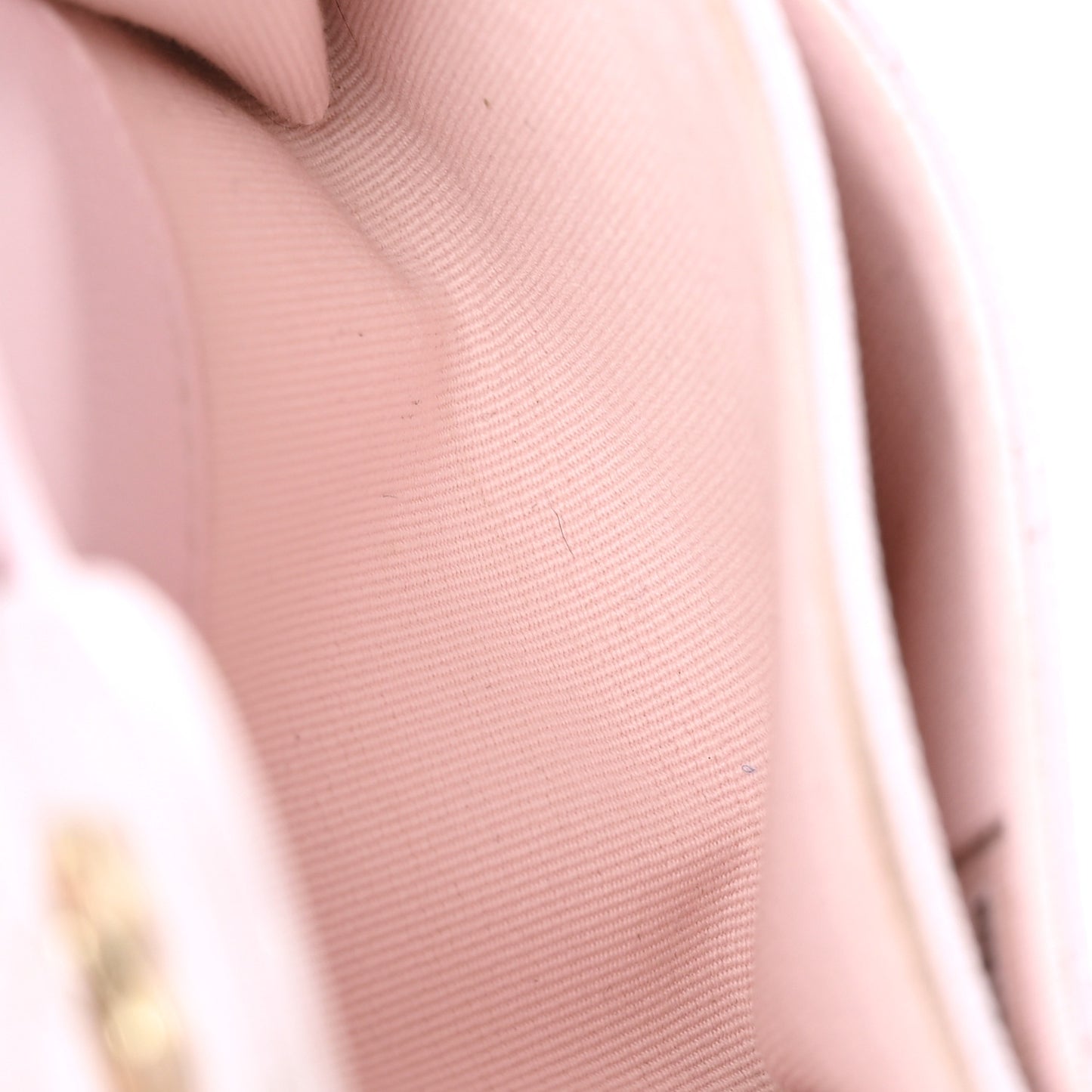 Caviar Quilted Flap Card Holder Wallet Light Pink
