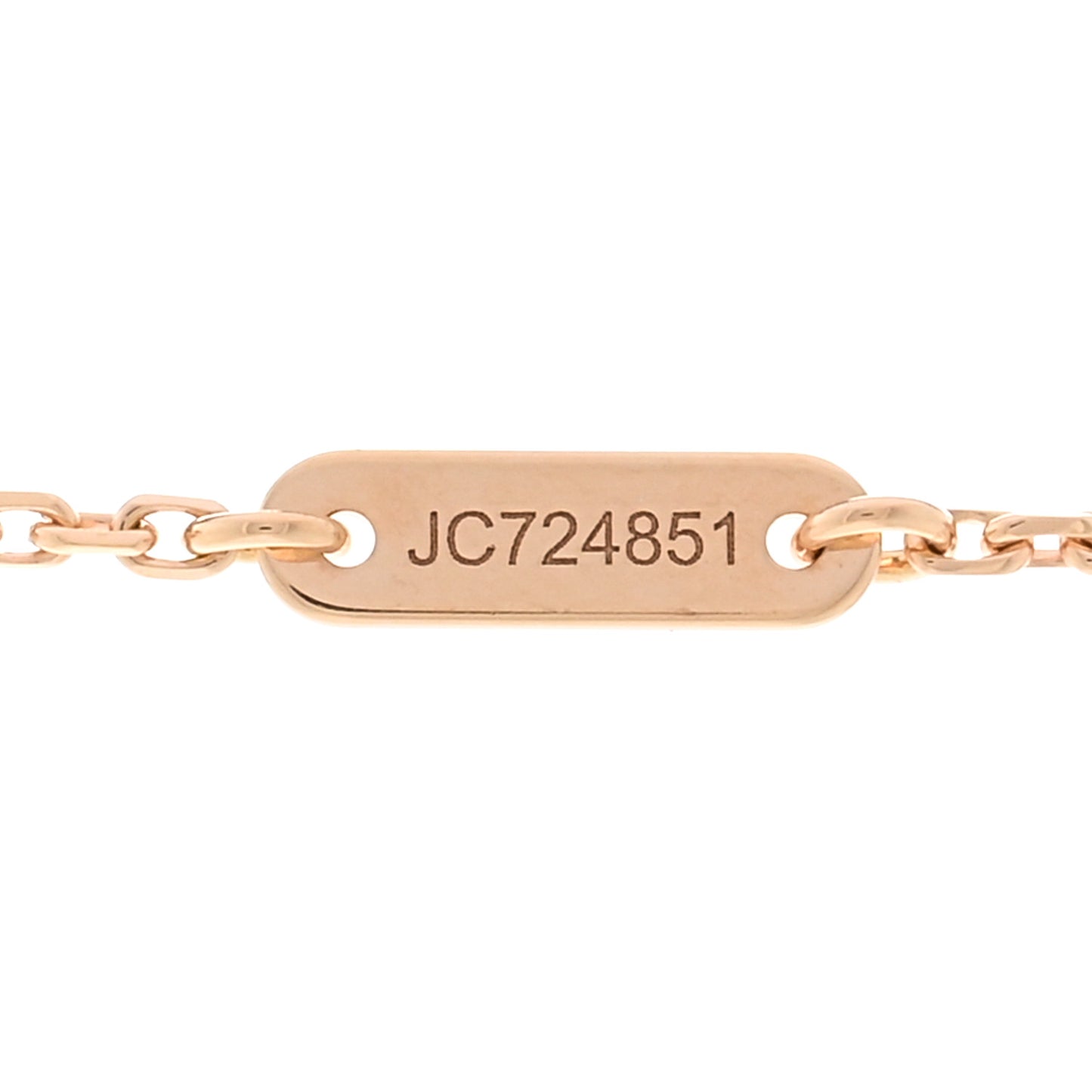 18k Rose Gold Carnelian Sweet Alhambra Heart Pendant Necklace