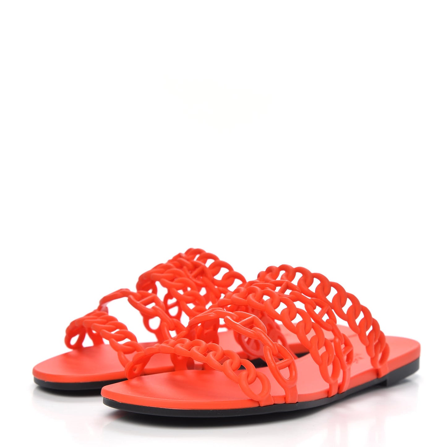 Rubber Chaine d'Ancre Nude Sandals 36 Pavot