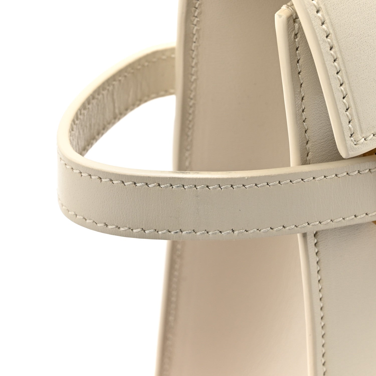 Saint Laurent Smooth Calfskin Manhattan Shoulder Bag Crema Soft 11 of 14