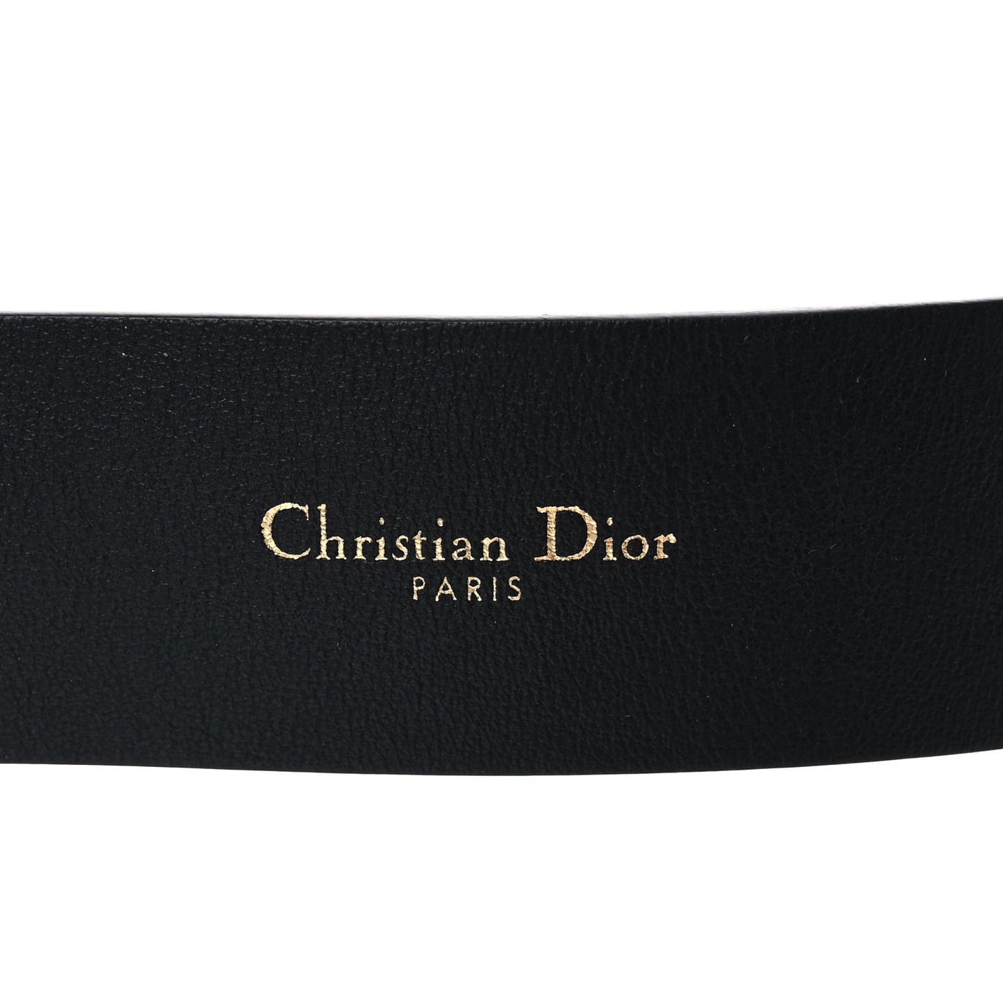 Calfskin Diorquake Belt 75 Black