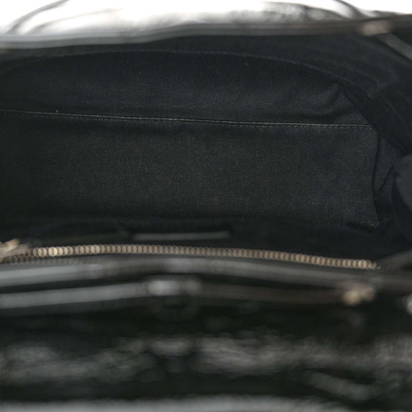 Patent Y Quilted Monogram Small Loulou Backpack Black