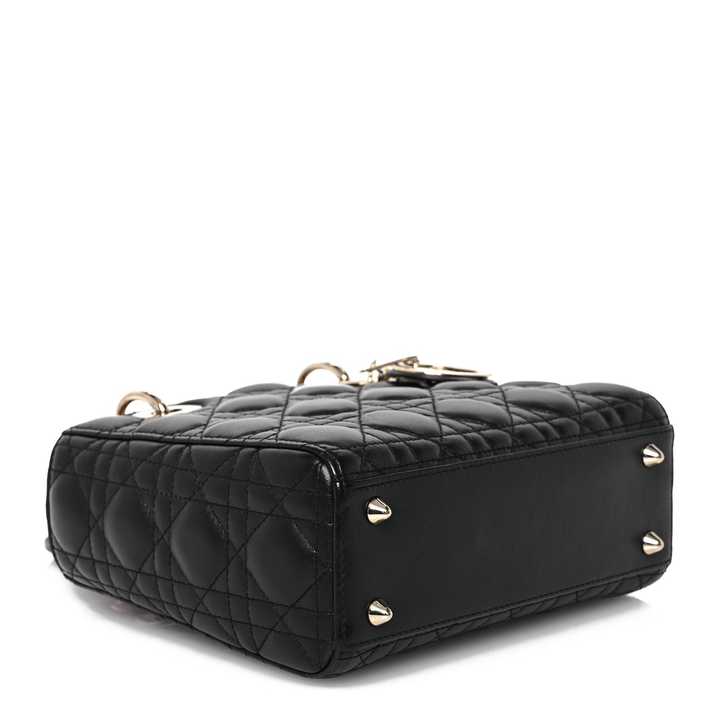 Lambskin Cannage Small My ABCDior Lady Dior Black