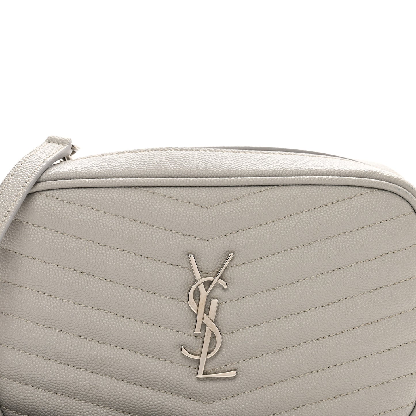 Grain De Poudre Matelasse Monogram Mini Lou Camera Bag Granite