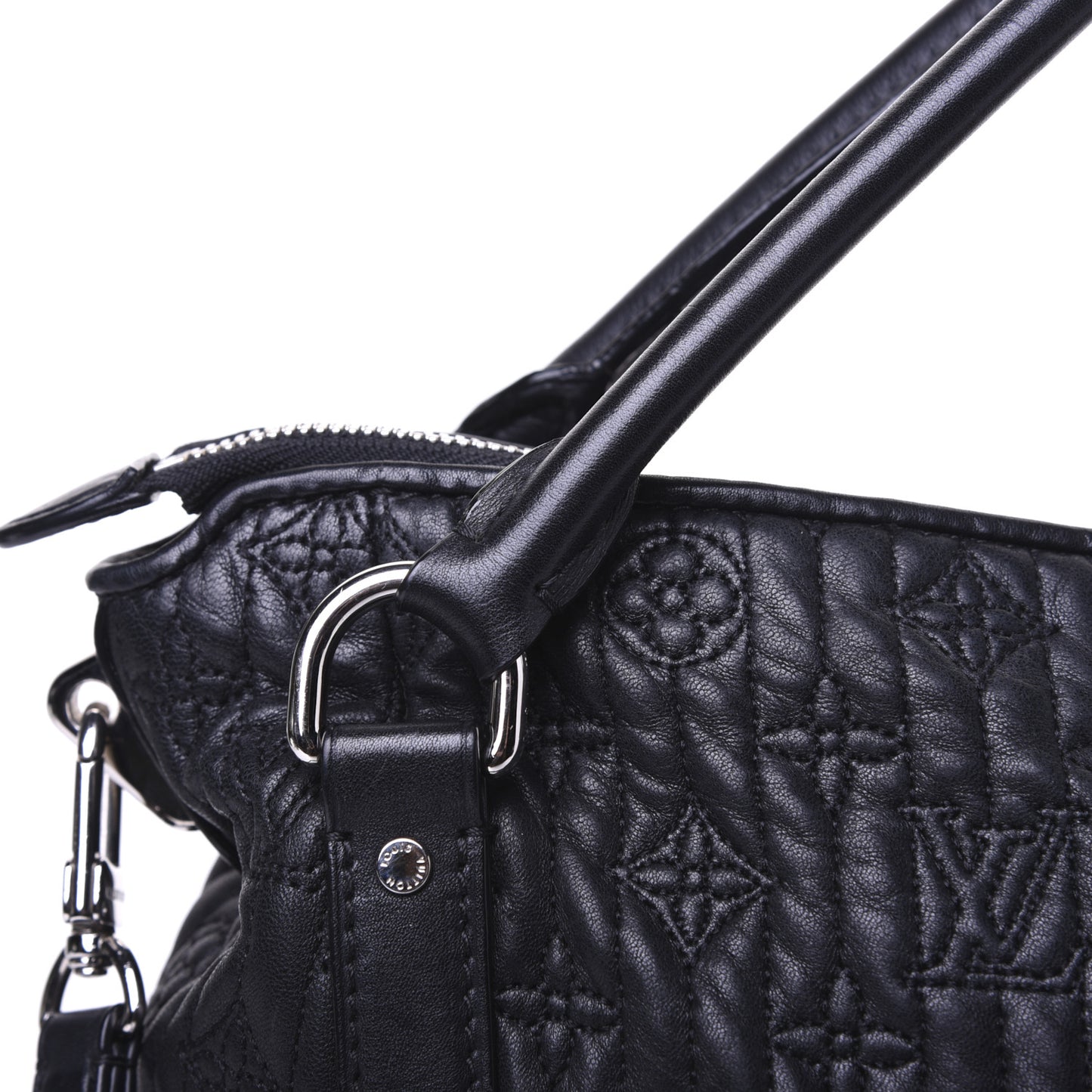Monogram Lambskin Antheia Ixia MM Black