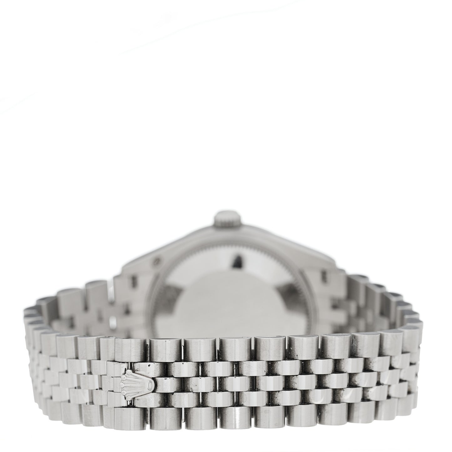 Stainless Steel 18K White Gold 31mm Oyster Perpetual Datejust Watch Bright Blue Roman 278274