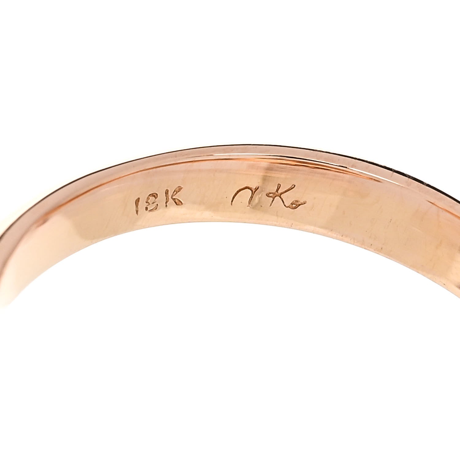 Anita Ko 18K Rose Gold Diamond Double Wing Ring 54 7 5 of 5