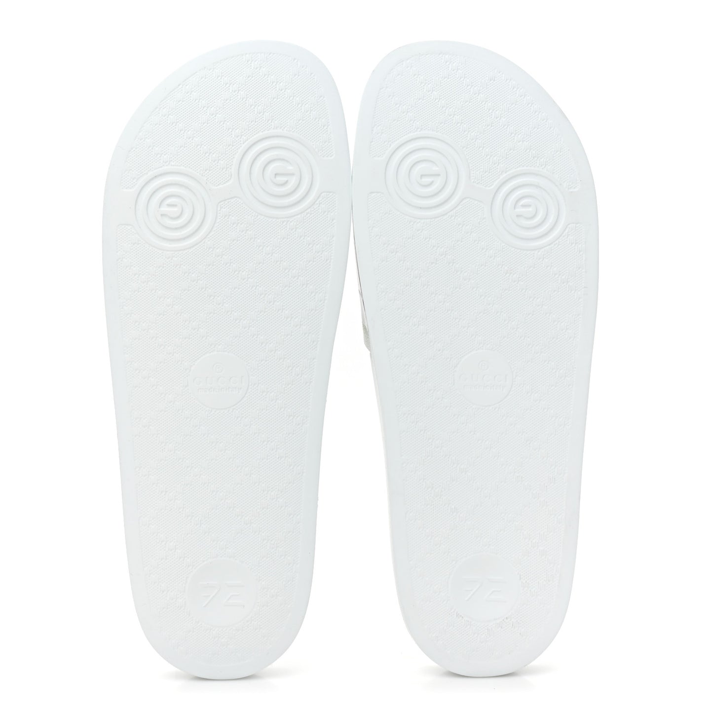 Rubber Web Mens Pool Slide Sandals 11 Great White