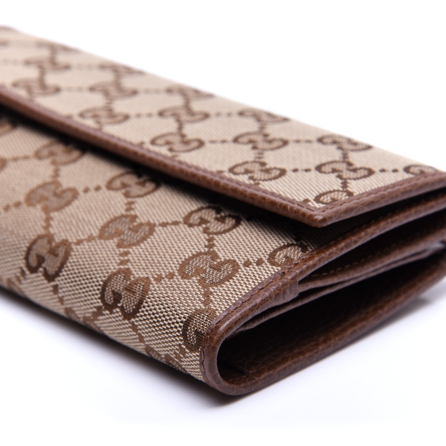 Monogram Continental Flap Wallet Brown