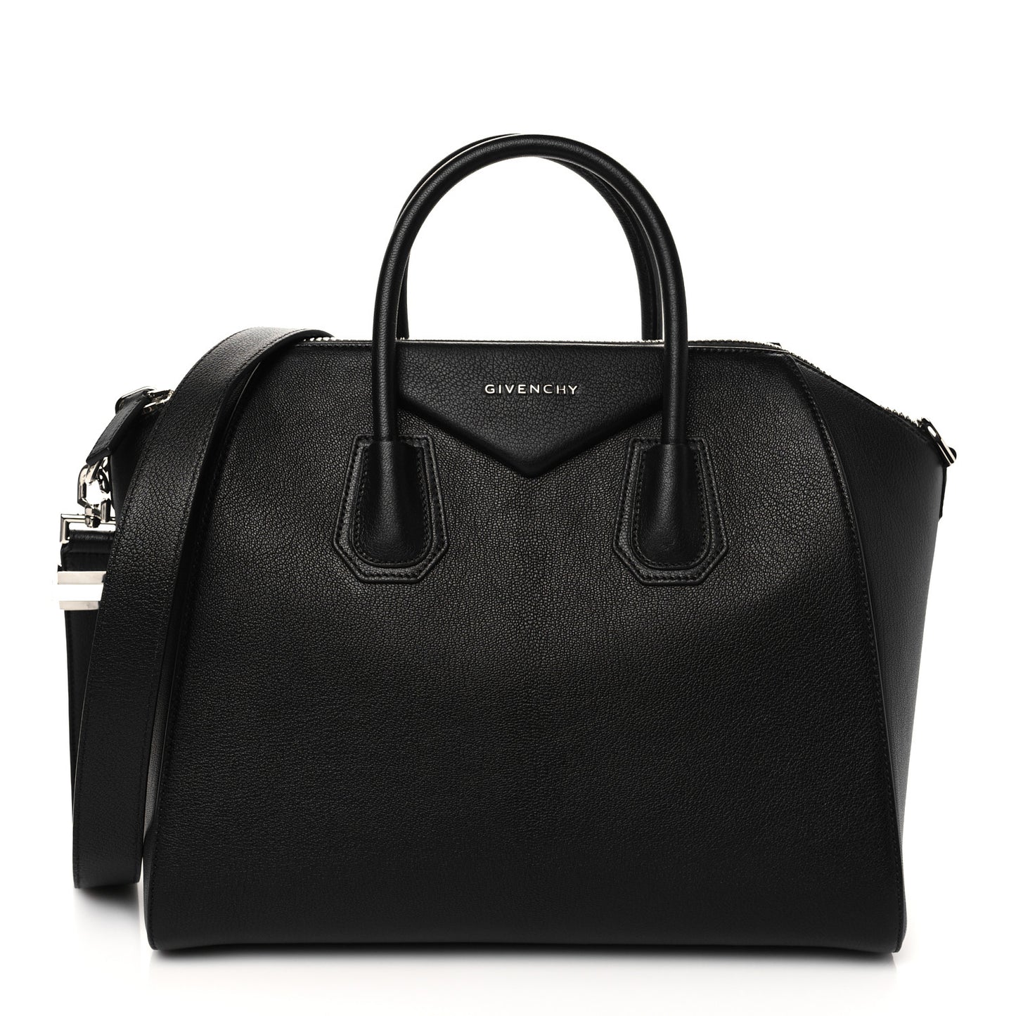 Sugar Goatskin Small Antigona Black